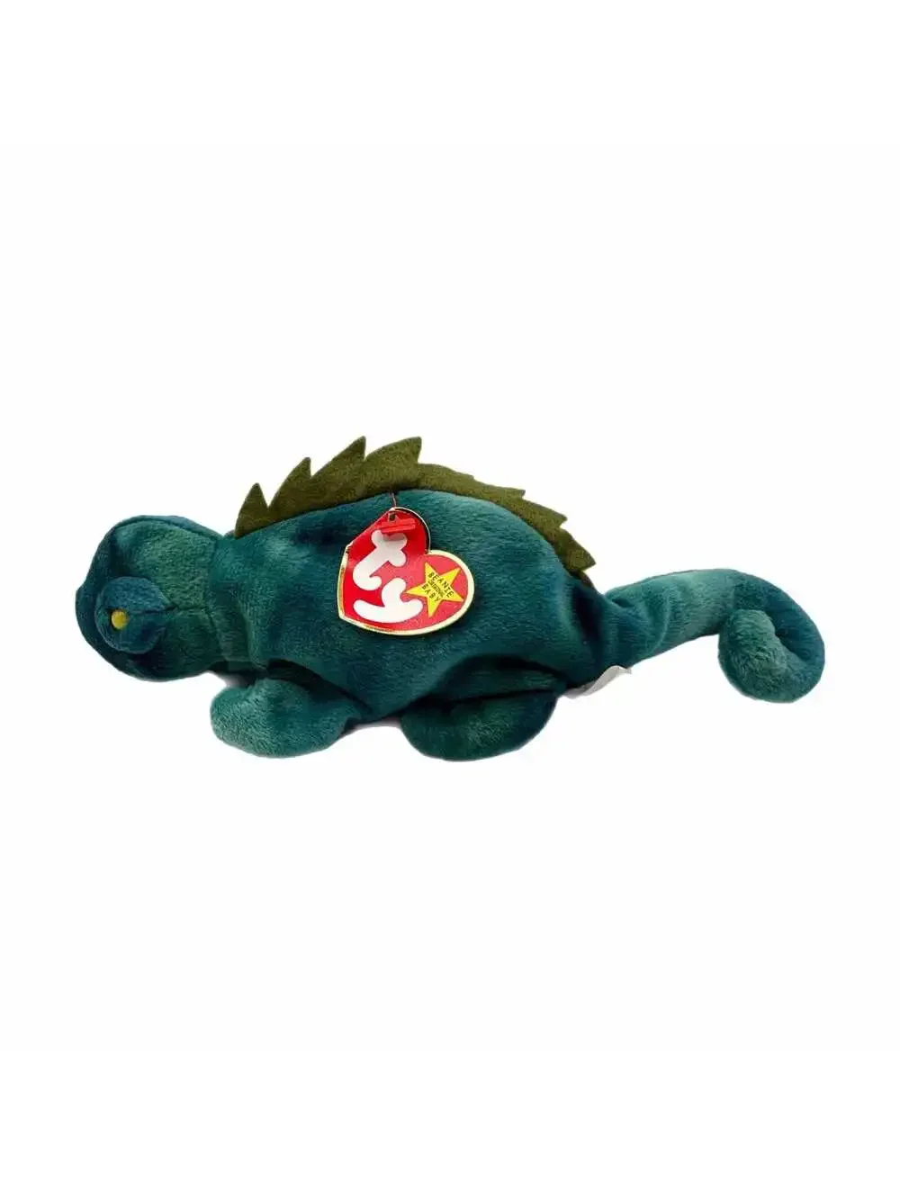Vintage TY Beanie Baby 1st Generation Iggy the Iguana 1997 Rare Original Blue